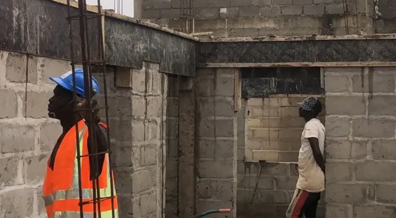 construct on Old Yundum